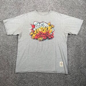 Y2k Ecko Unltd. Mens Graffiti Short Sleeve Graphic grey T shirt